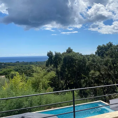 Villa La Chamade, Superbe Vue Mer, 12 Pers, Piscine